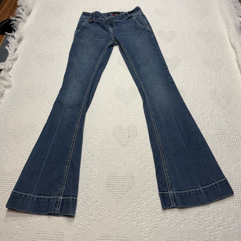 Y2K Eighty Eight Bootcut Blue Jeans (1)